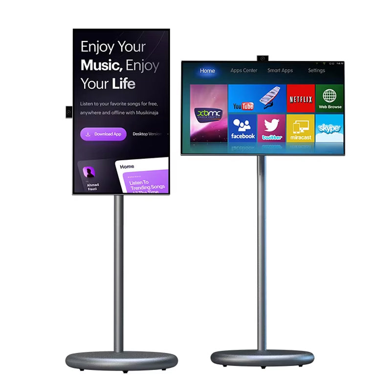 Taktik 27-inch Android Portable Smart Screen with Built-in Camera