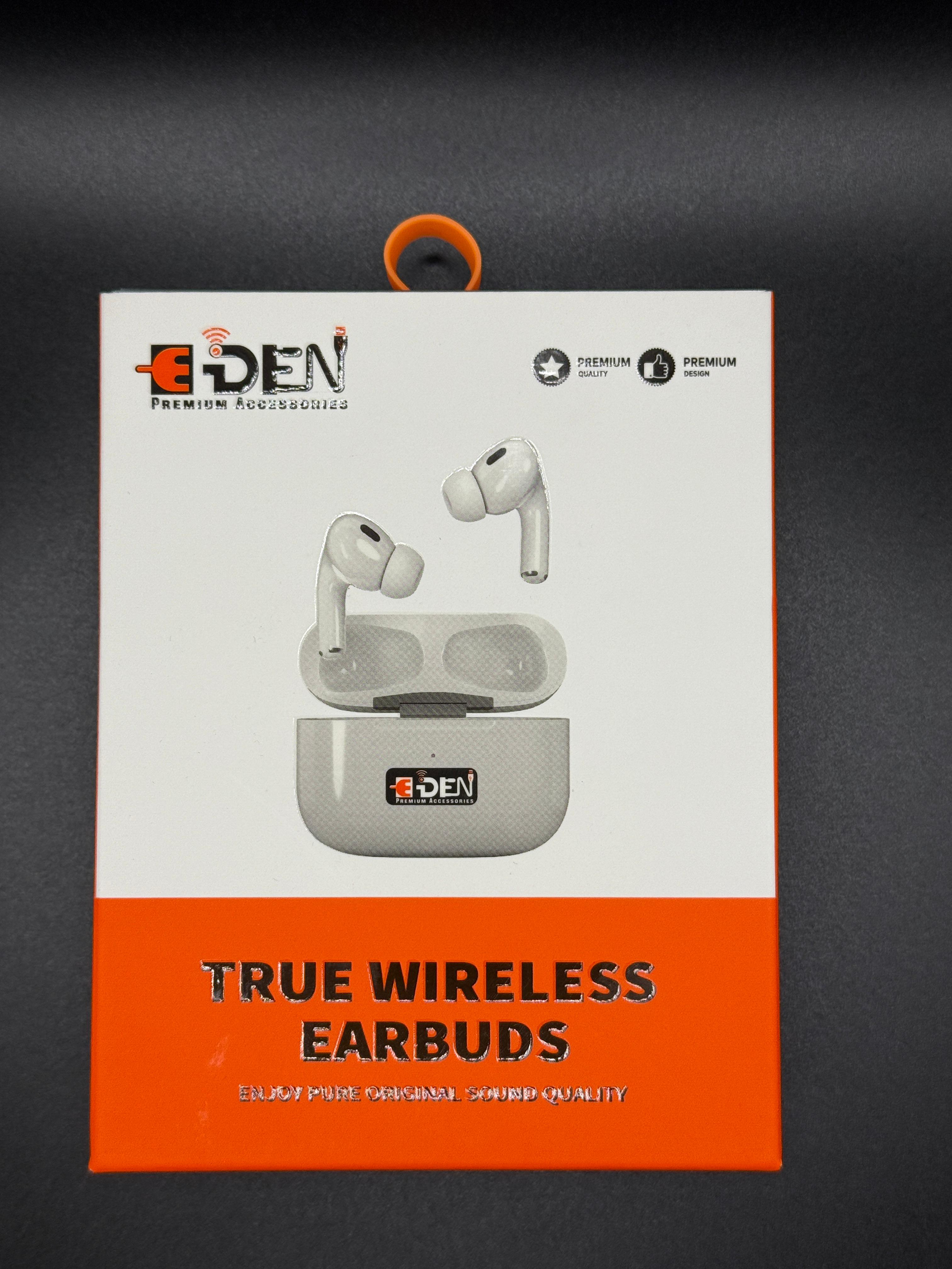 EDEN True Wireless Earbuds – Smart Main-Secondary Switching | Touch Control | Wireless Charging Case
