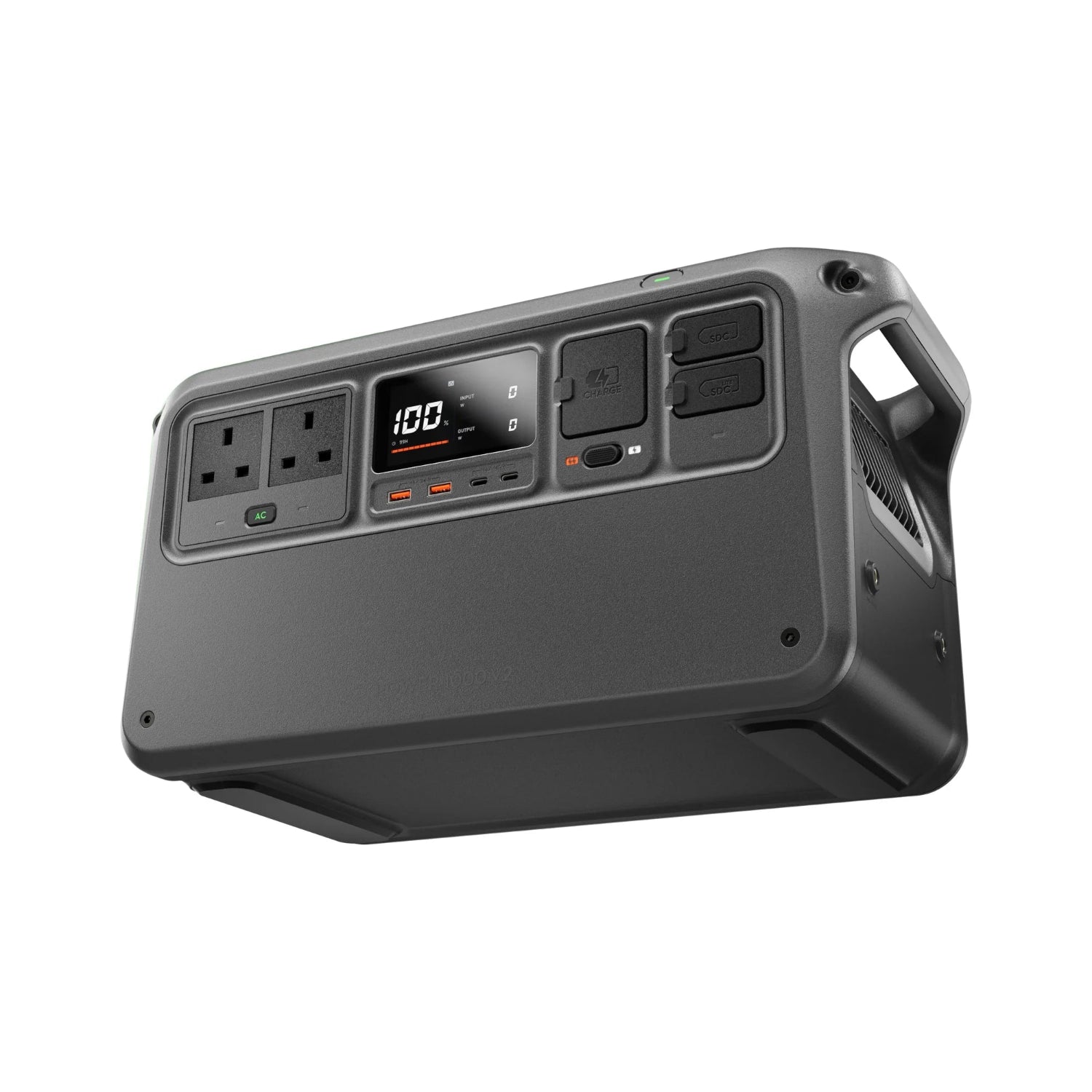 DJI Power 1000 V2 Portable Power Station, 1024Wh LFP Battery, Compact Size, 2600W Stable Output, 0-80% Recharge in 37 Mins, Electric Generator for Home, Camping, RVs, Off-Grid