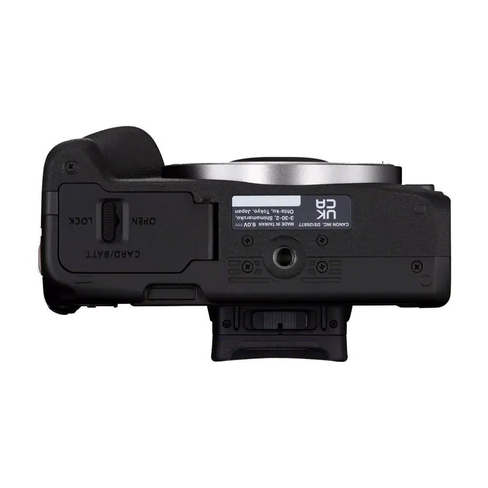 Canon EOS R50 Mirrorless Camera, Black with RF-S 18-45mm F4.5-6.3 IS STM Lens (R50+RF1845Vloggerkit)