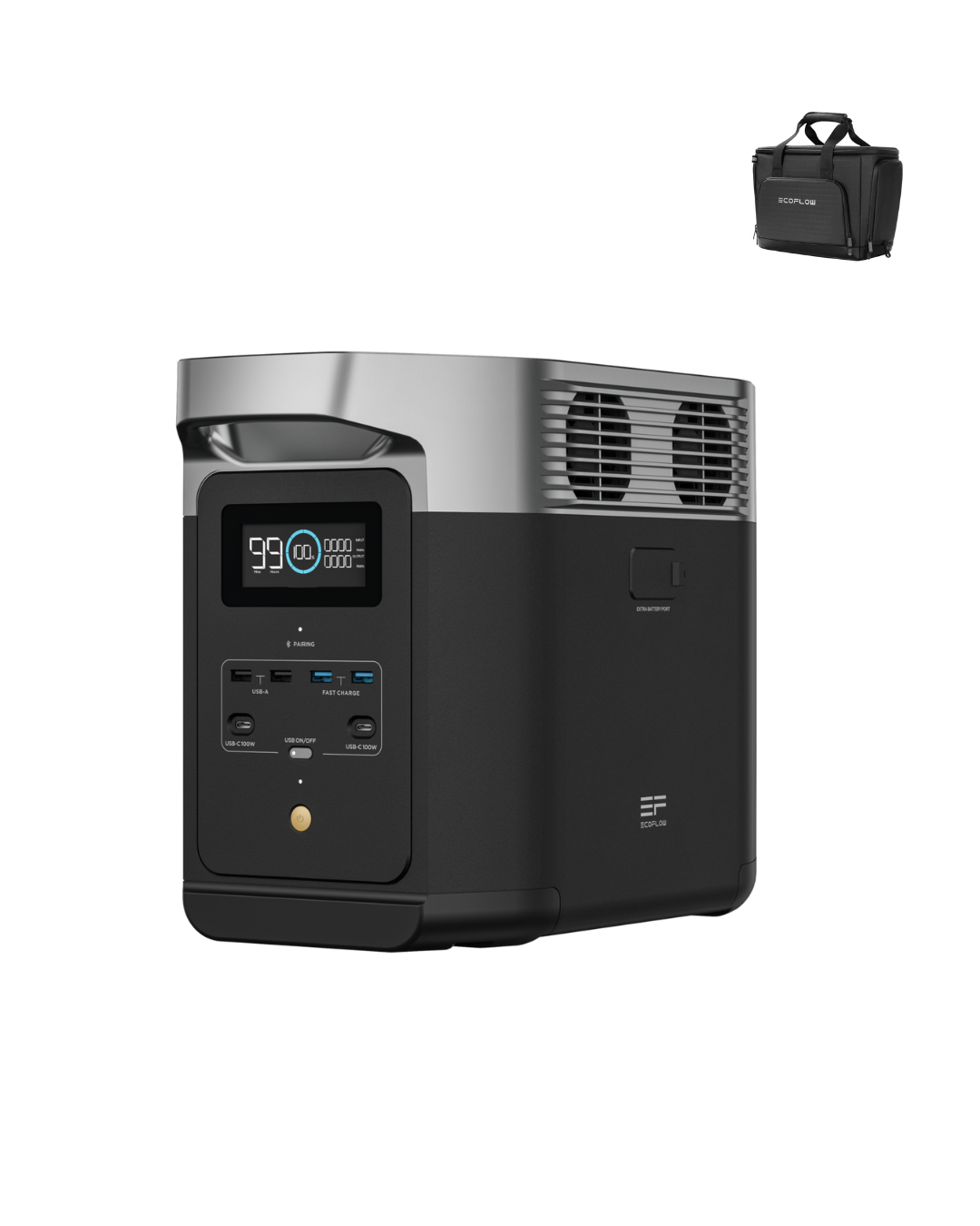EcoFlow DELTA 2 Portable Power Station with Free Delta 2 Bag (1800W,1024Wh)