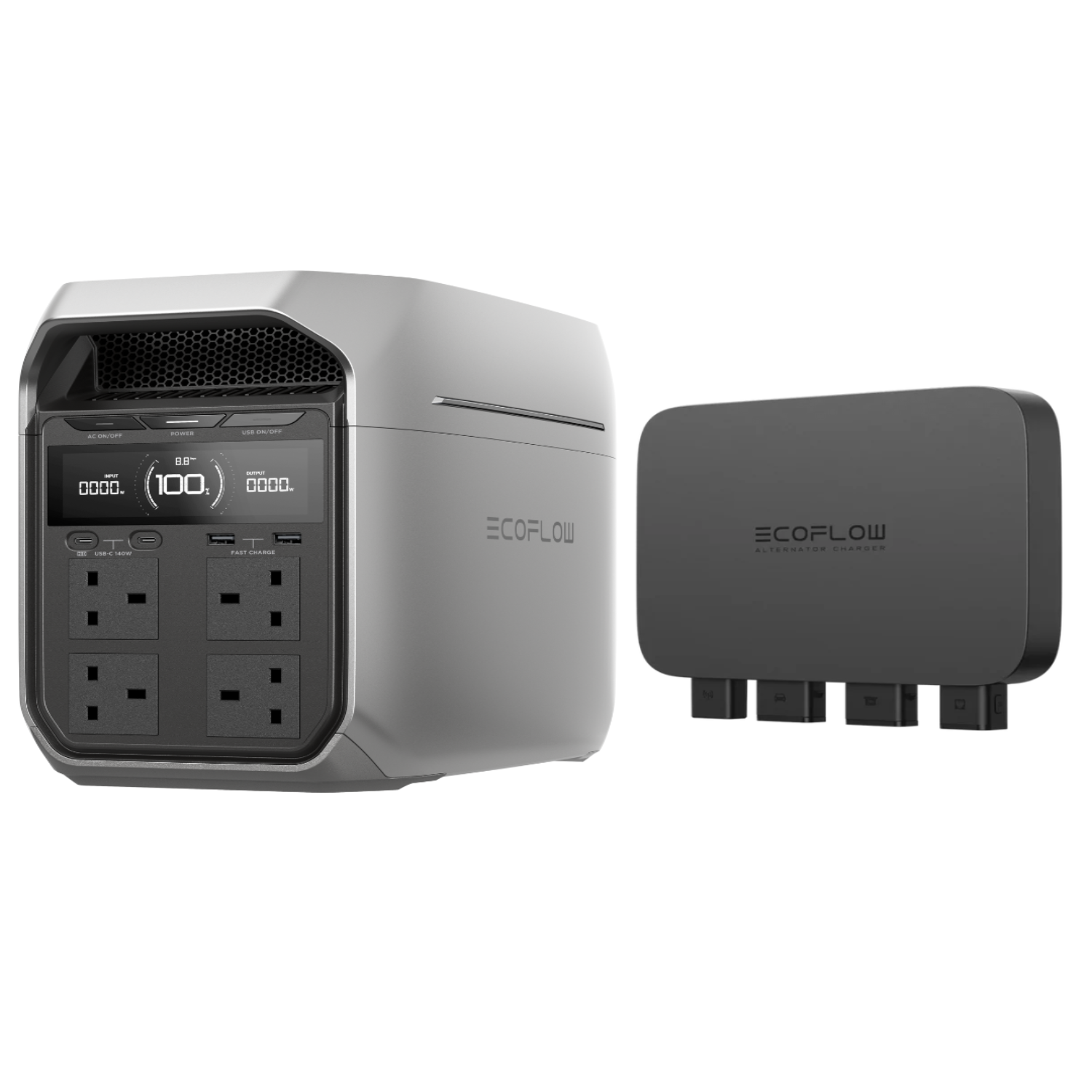 EcoFlow DELTA 3 Plus + 800W Alternator Charger Bundle – Best Portable Power in UAE