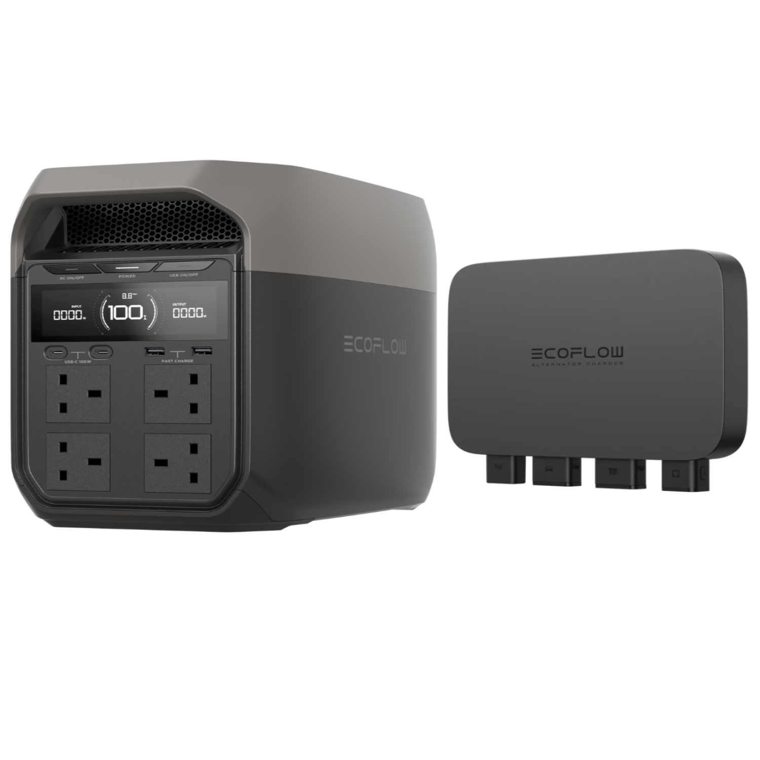 EcoFlow DELTA 3 + 800W Alternator Charger Bundle – Best Portable Power in UAE