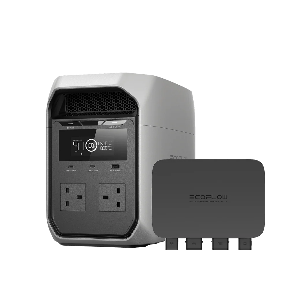 EcoFlow DELTA 3 Classic (1800W,1024WH) with EcoFlow 800W Alternator Charger