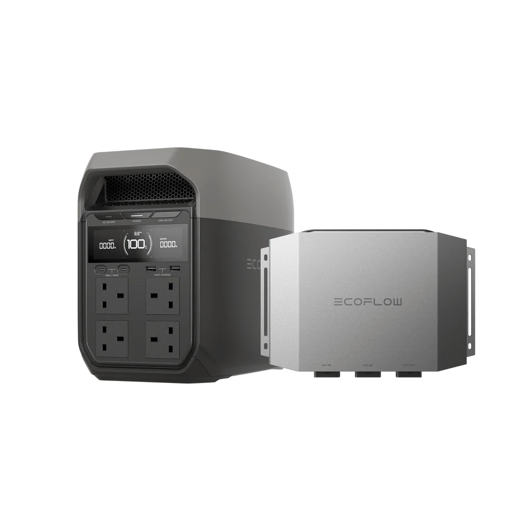 EcoFlow DELTA 3 Power Station with 1000W Car Alternator Charger | On-the-Go Fast Charging