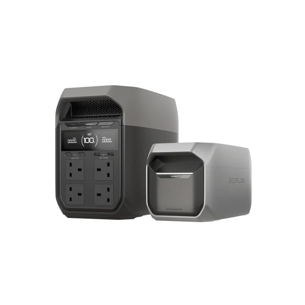 EcoFlow DELTA 3 with Smart Extra Battery Bundle
