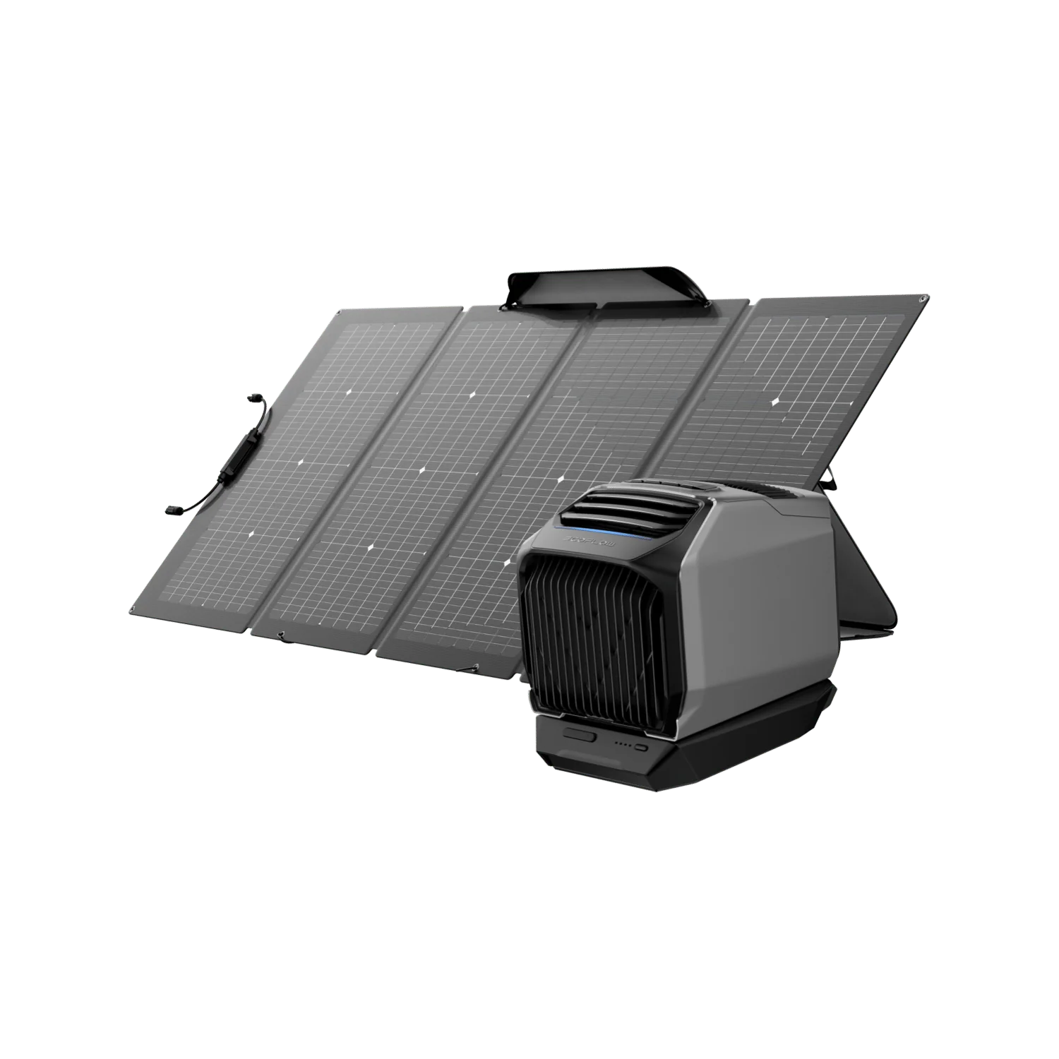 EcoFlow WAVE 2 Portable Air Conditioner (5100BTUs cooling,6100BTUs Heating ) Grey Color + Extra Battery Bundle