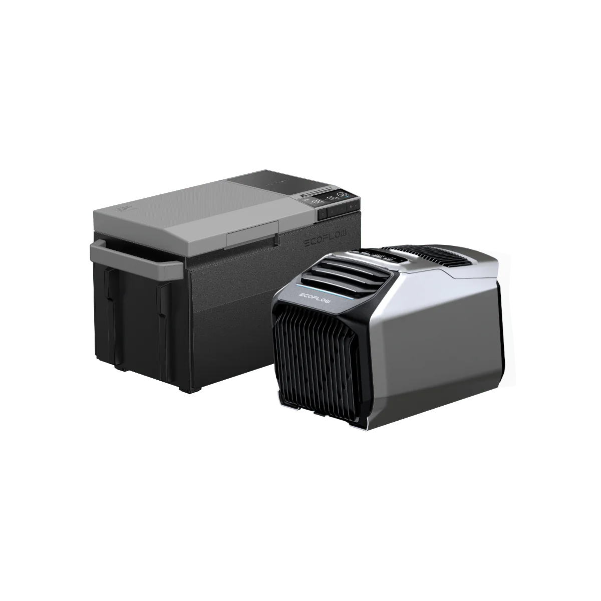 EcoFlow WAVE 2 Portable Air Conditioner (5100BTUs cooling,6100BTUs Heating ) Grey Color + Extra Battery Bundle