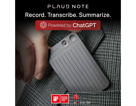 PLAUD Note AI Voice Recorder (Black)