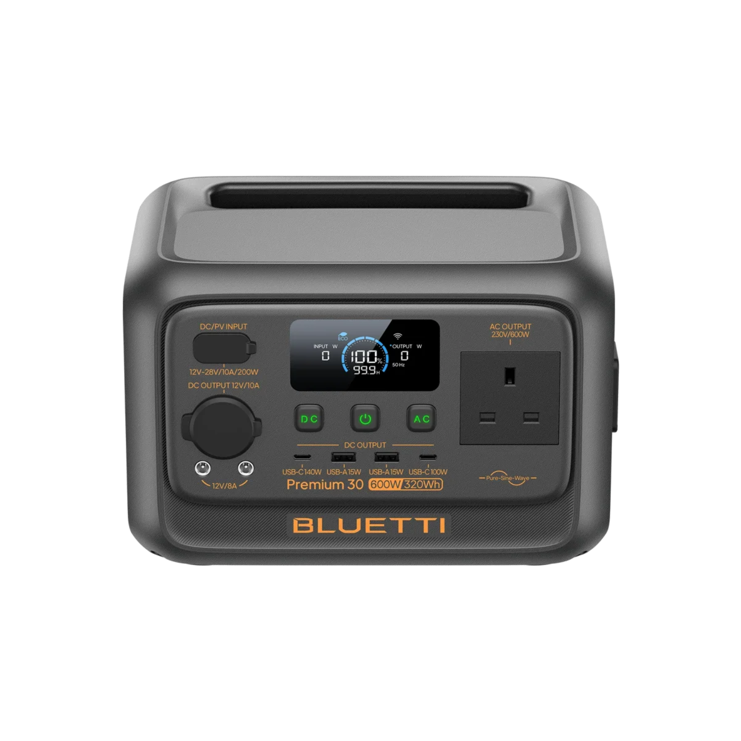 BLUETTI Premium 30 V2 Portable Power Station | 600W 320Wh